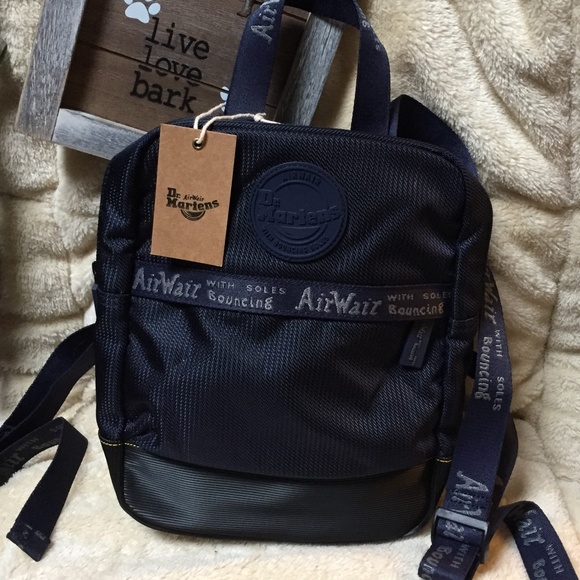 Dr. Martens Handbags - DR. MARTENS Mini BTS navy/black small backpack PVC